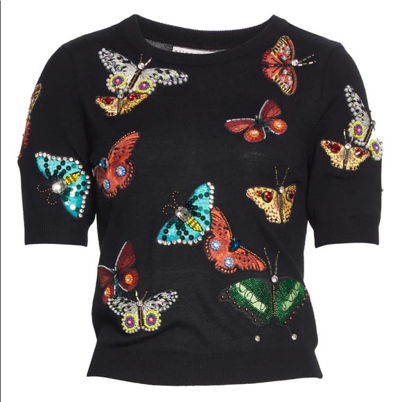 Alice + Olivia Tops - ⛔️🚫SOLD🚫⛔️ALICE + OLIVIA Ciara Butterfly Sweater